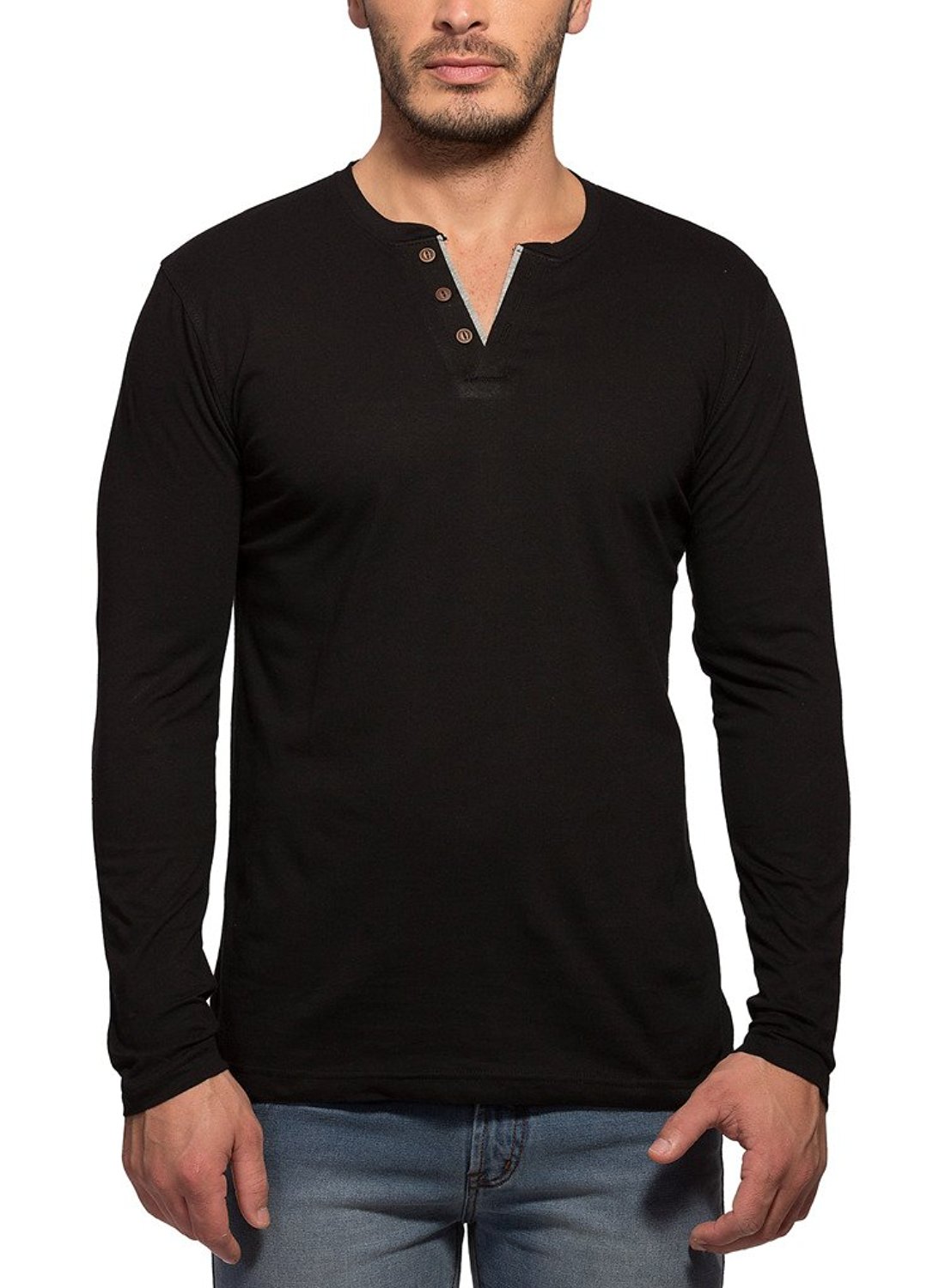Maniac Men's Full Sleeve V-Neck Tshirts Combo Pack of 3 | Best Price