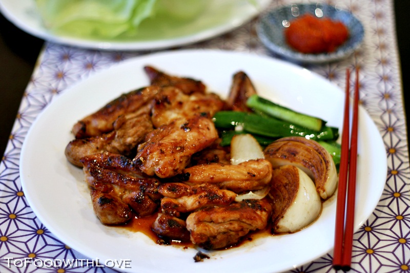 To Food with Love: Dak Bulgogi (Korean Bbq Chicken)