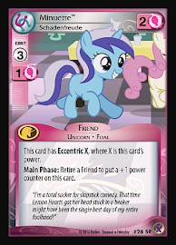 My Little Pony Minuette, Shadenfreude Marks in Time CCG Card