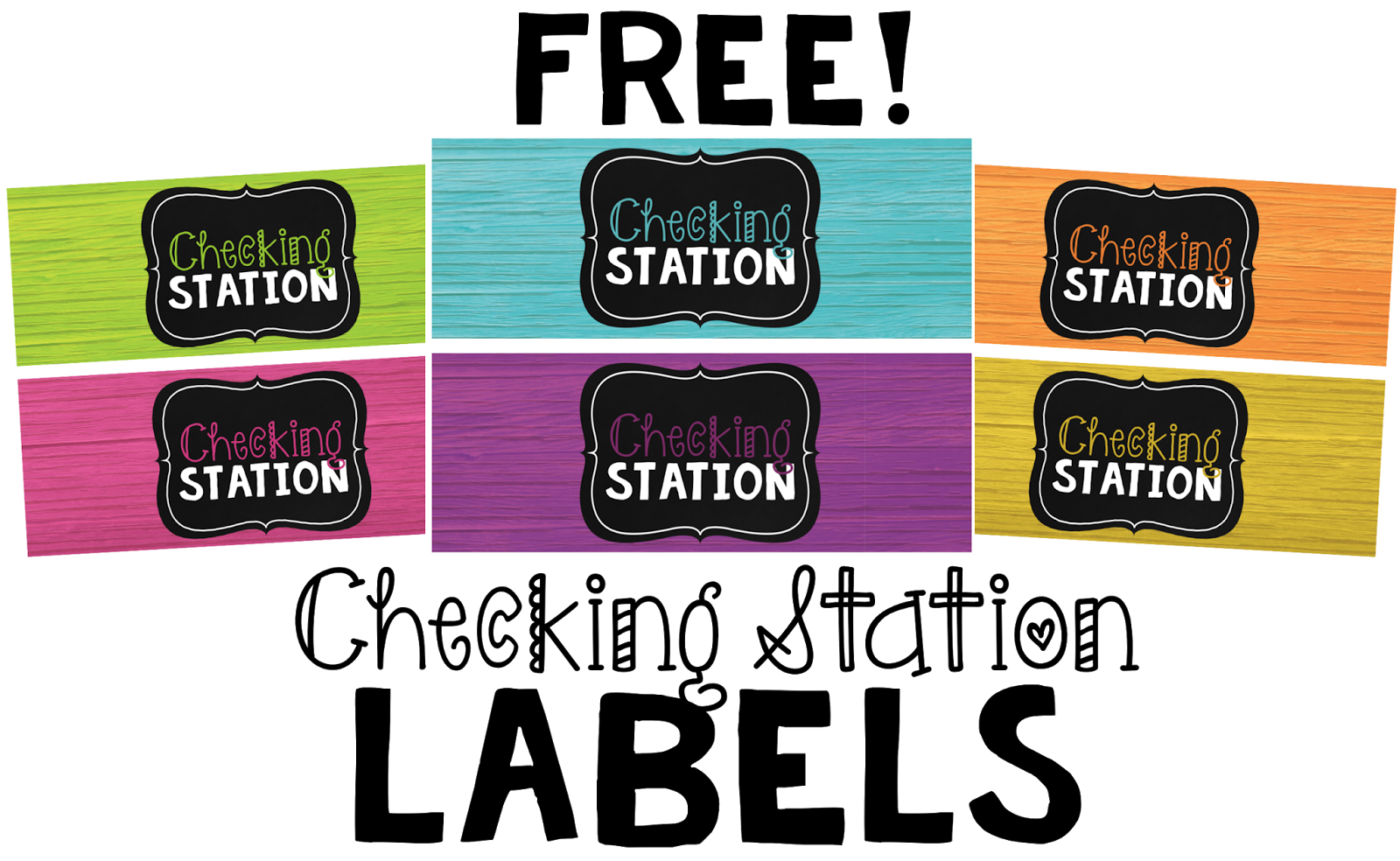 Using centers is essential in my classroom, and this checking station invented itself. Allowing students to self check their work and help/seek help from class mates if needed on difficult problems promotes confidence in their skills. You can customize your parameters for the checking station and get started! This station is easy to create with this free printable. {freebie, math centers, reading centers,organizing}