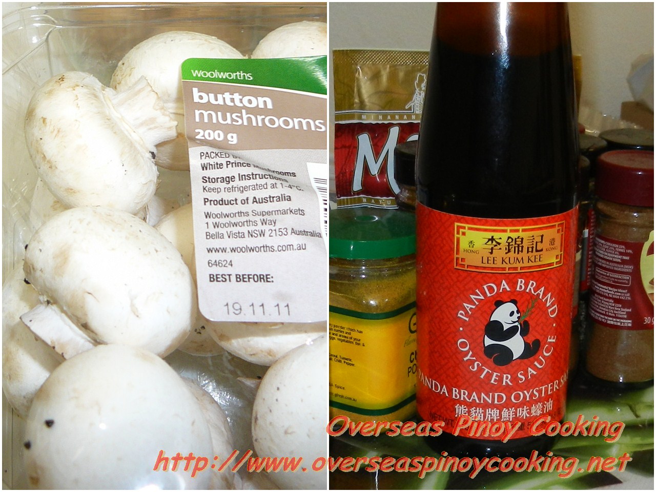 TBone Steak with Mushroom and Oyster Sauce