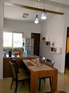 Kitchen & a 4 seater Dining Table