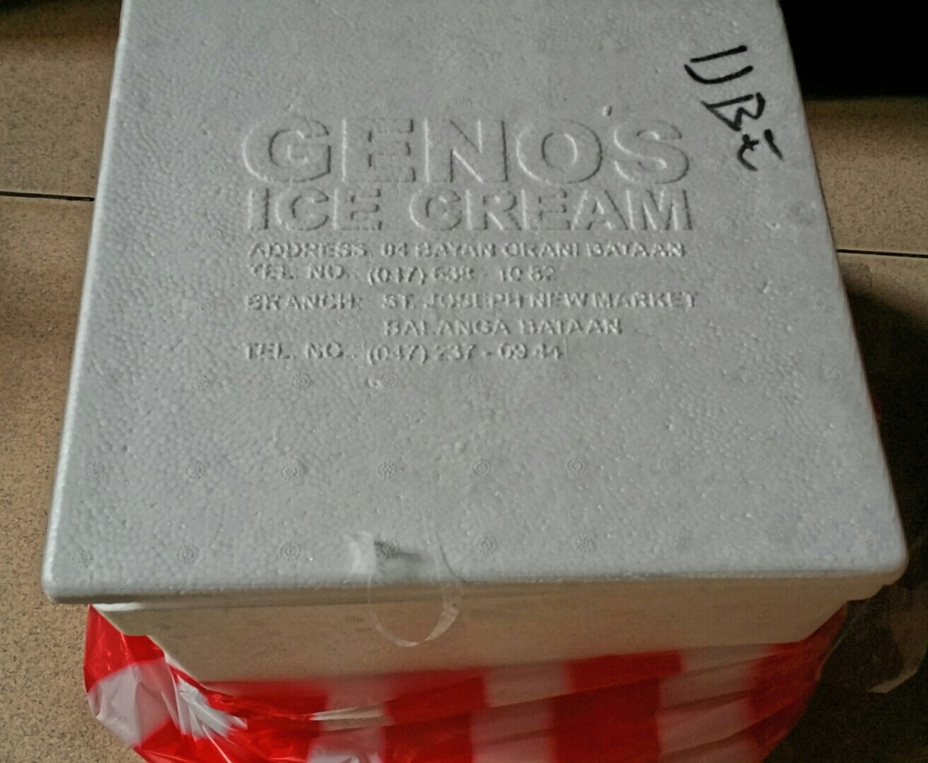 wandering... can't go home Geno's Ice Cream of Bataan