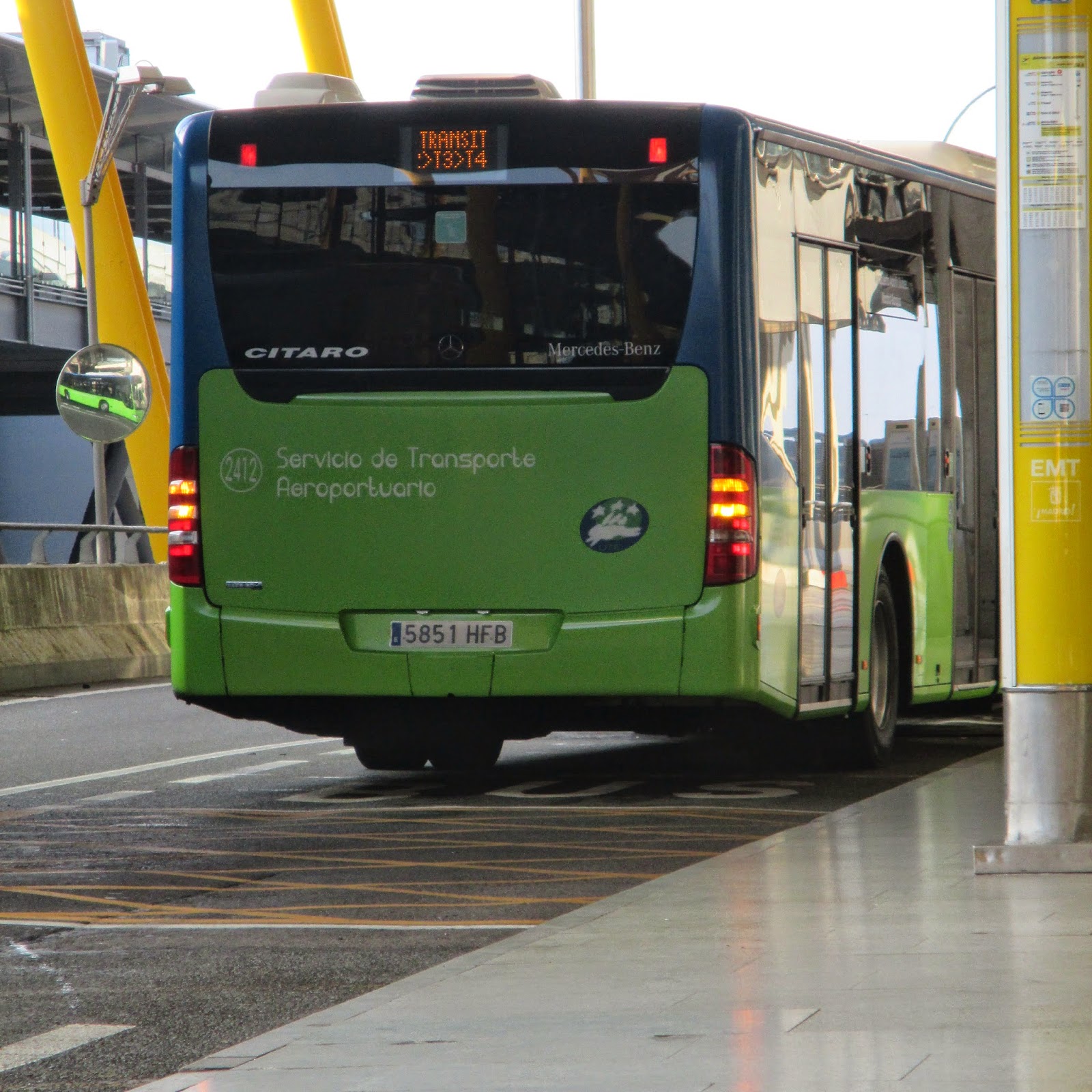 EMT bus bus transito barajas T4T2