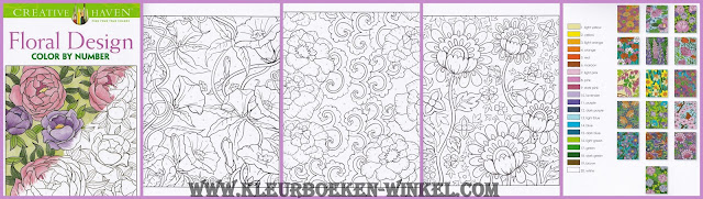 kleurboek. kleuren op nummer floral Design kleurboek. kleuren op nummer floral Design