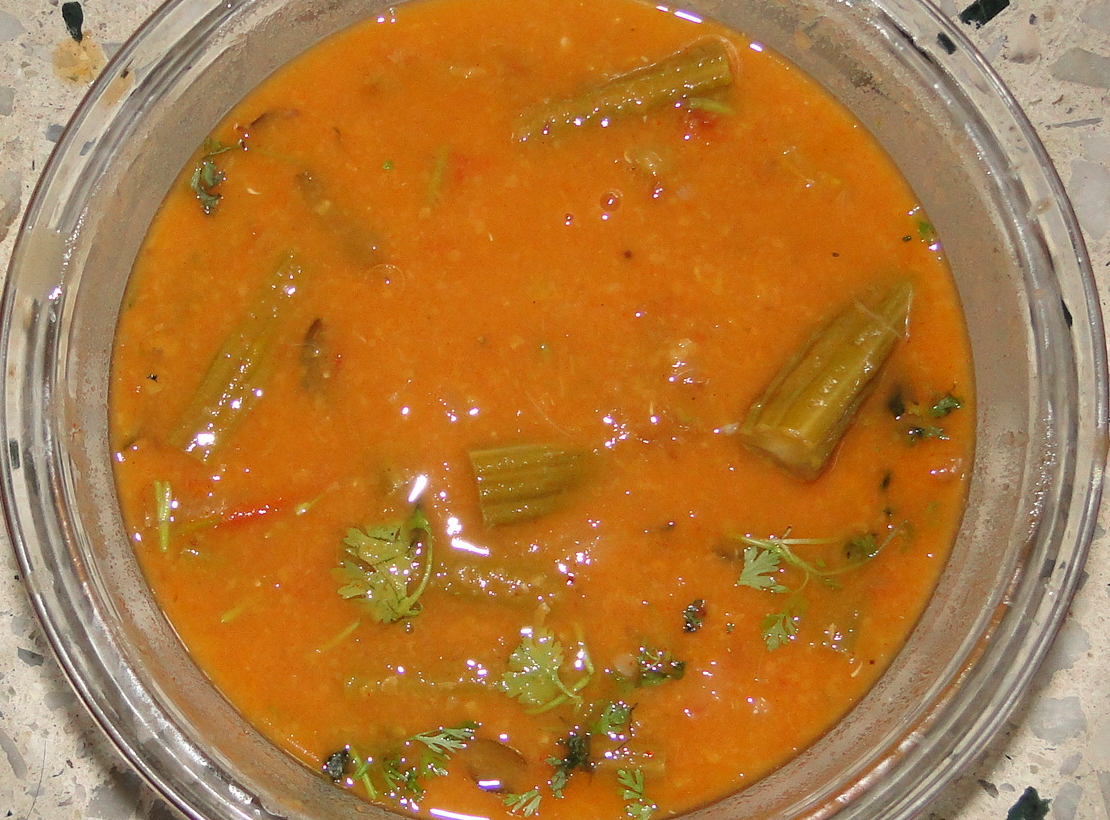 RAMADEVI RECIPES Drumstick sambar / munakkaya sambar andhra style