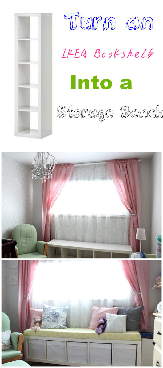 Bookshelf Storage Bench