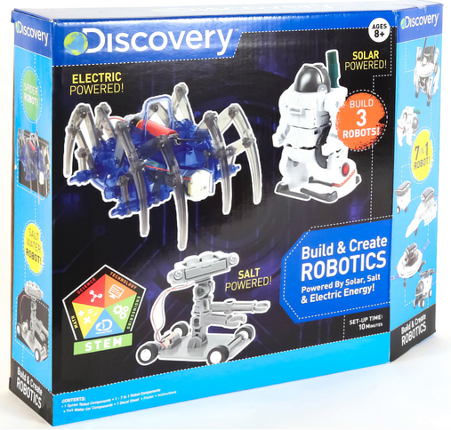 discovery build and create robotics kit