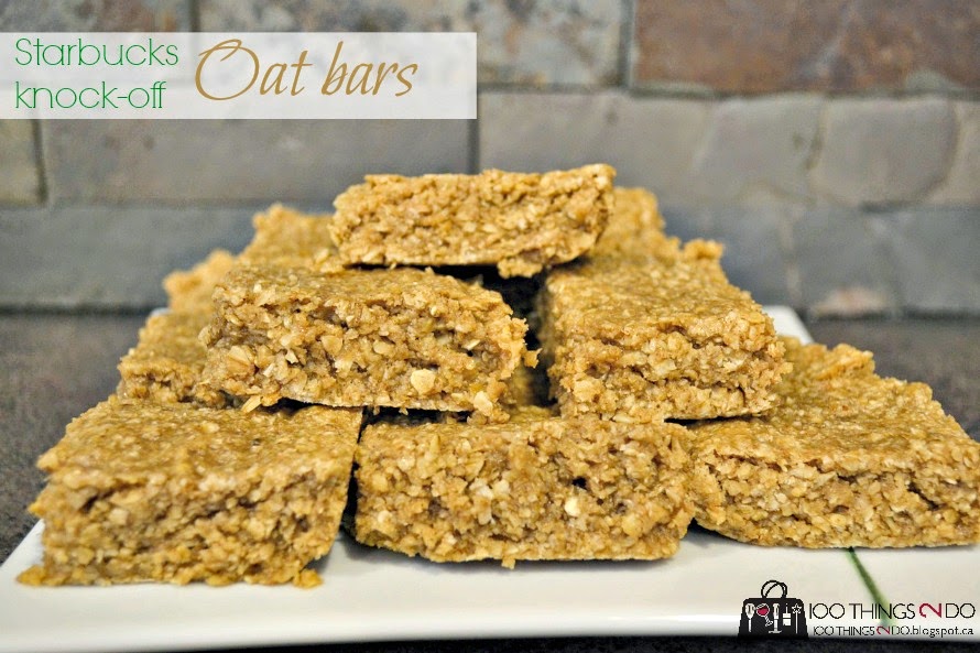 100 Things 2 Do Starbucks Oat Bars