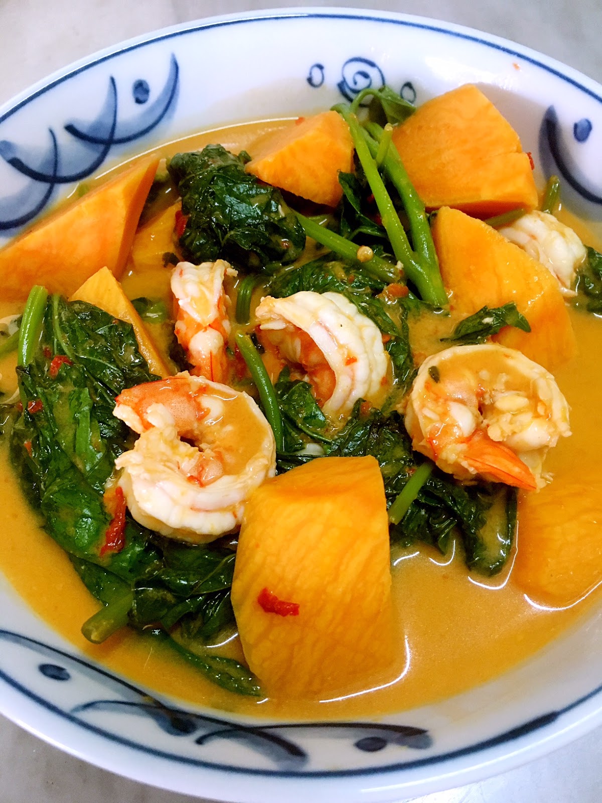 Sweet potatoes leaf curry Linda's Cravings