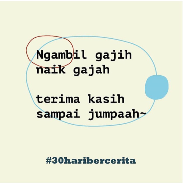 Sampai Jumpa Di 30 Hari Bercerita