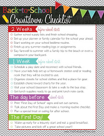 The Polka Dot Posie: Your Back-to-School Countdown Checklist!