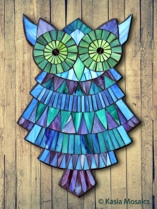 Mosaic Owl Design 5