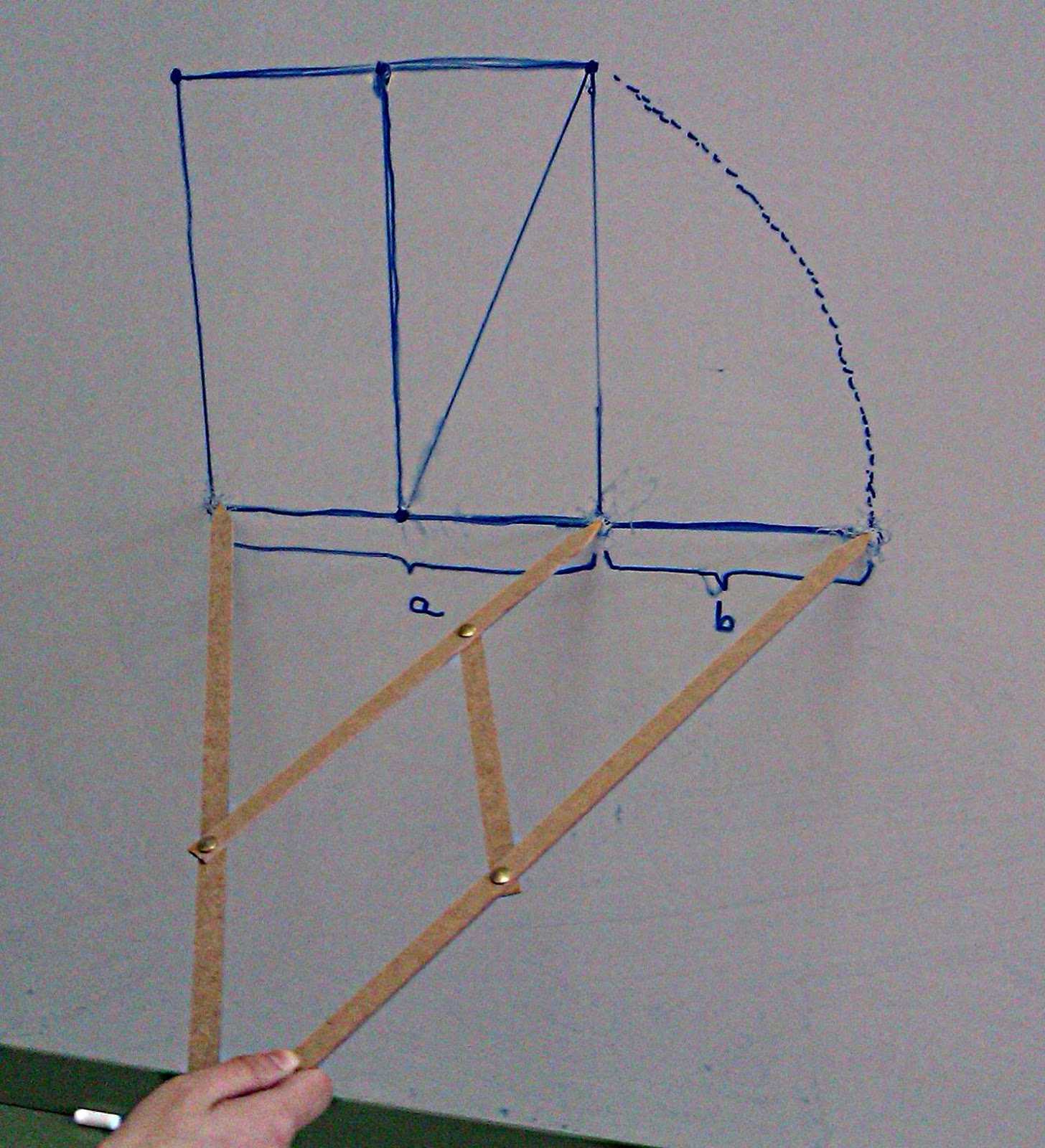 Aprender y enseñar Matemáticas Compás aureo. Para buscar la razón