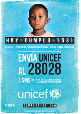 campaña Cumpledias UNICEF