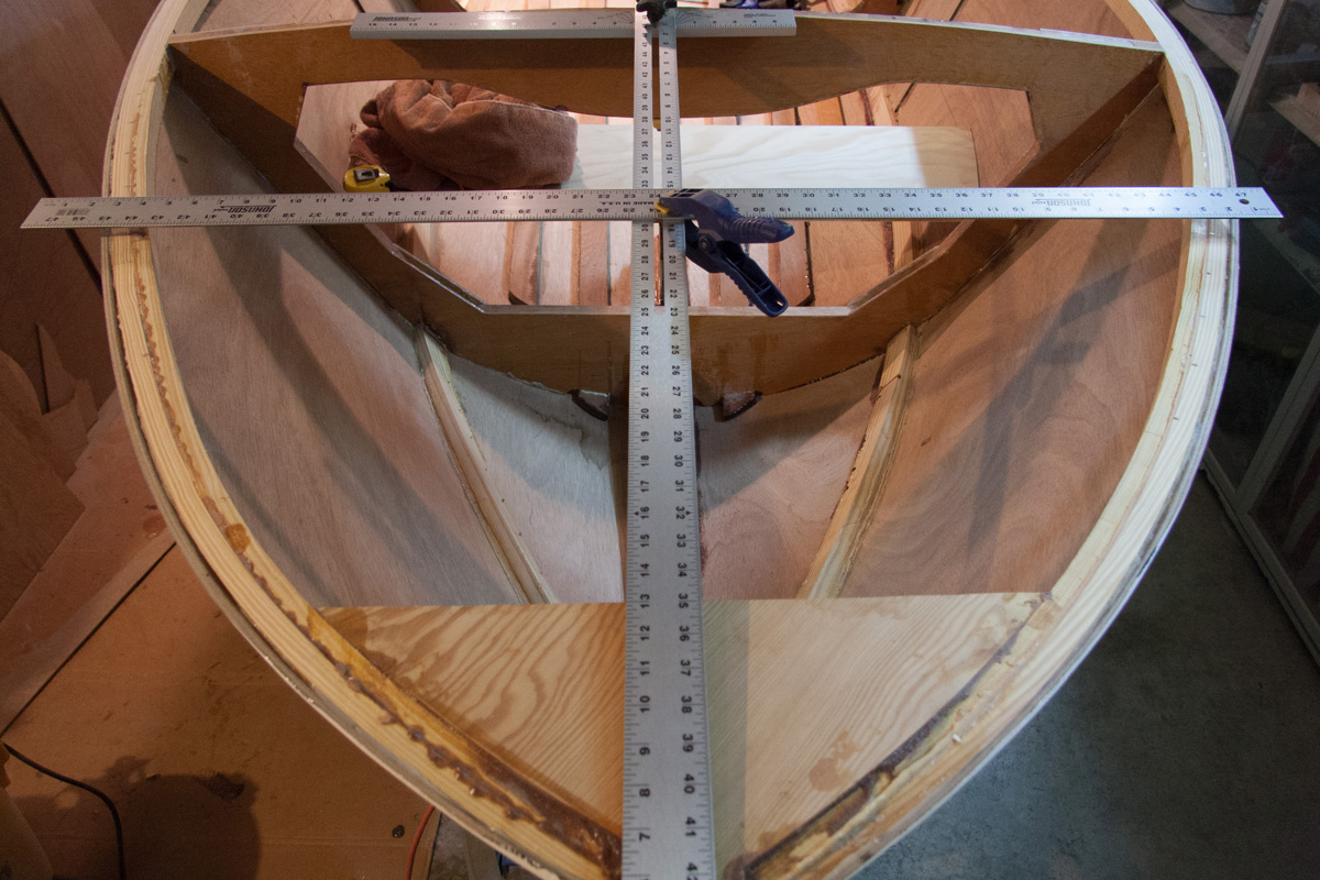 Michael's Boatbuilding Blog False battens, blocking for deck framing