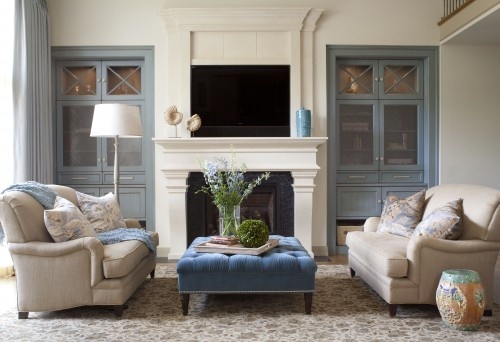 Querido Refúgio - Blog de decoração: Azul...bege...areia...uma
