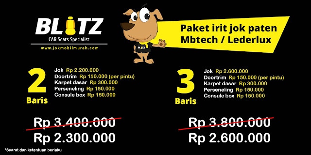 Promo jok paten mbtech, lederlux Promo jok paten mbtech, lederlux