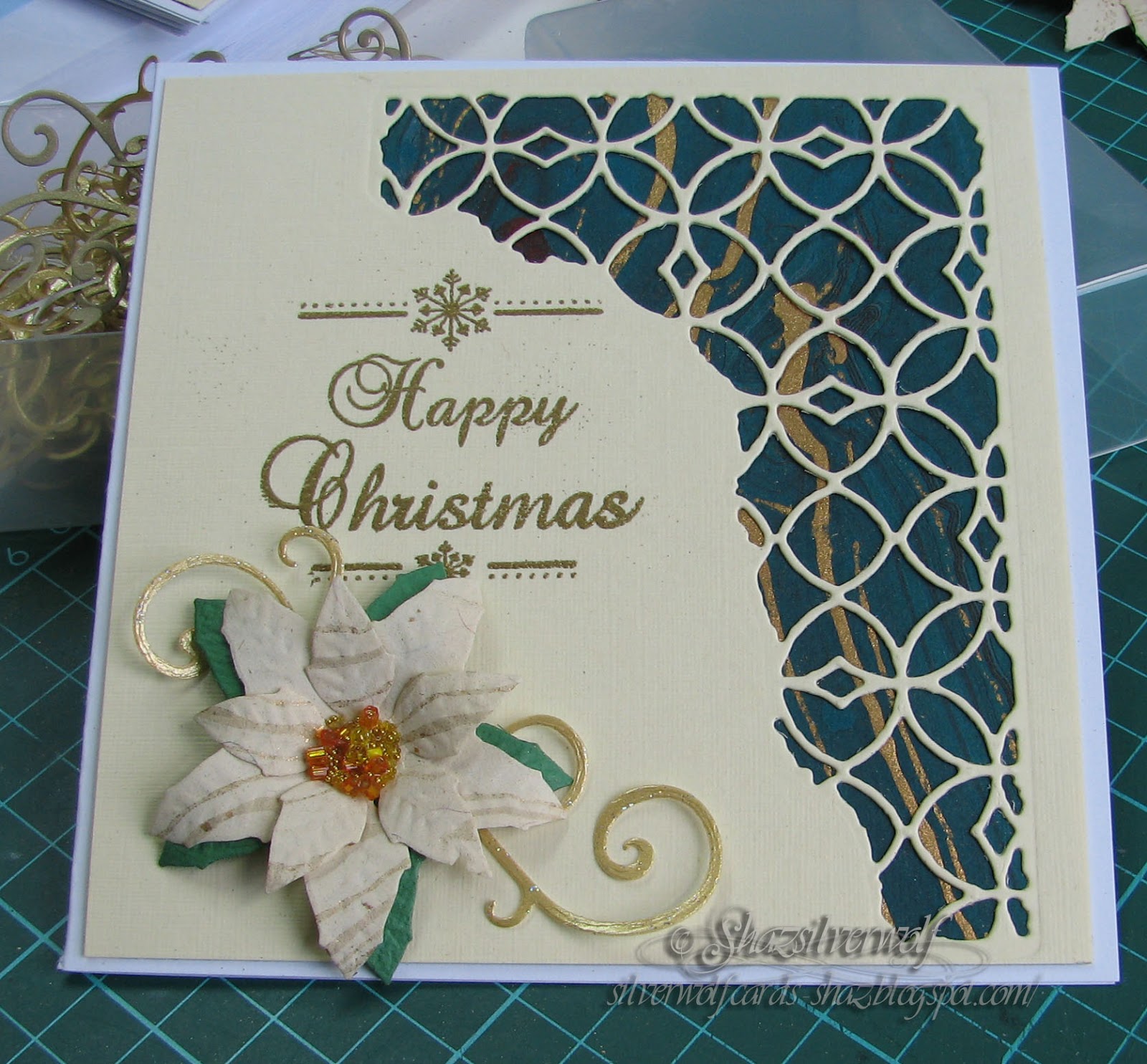 Silverwolf Cards Christmas Cards with Tim Holtz Mixed Media dies