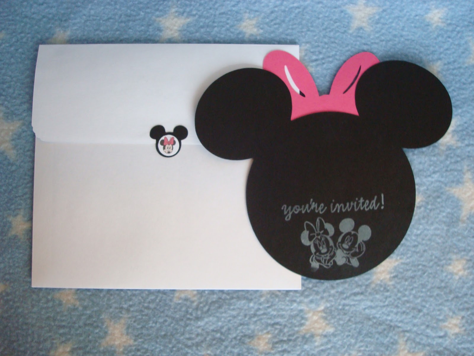 Cricut Mickey Mouse Birthday Invitations