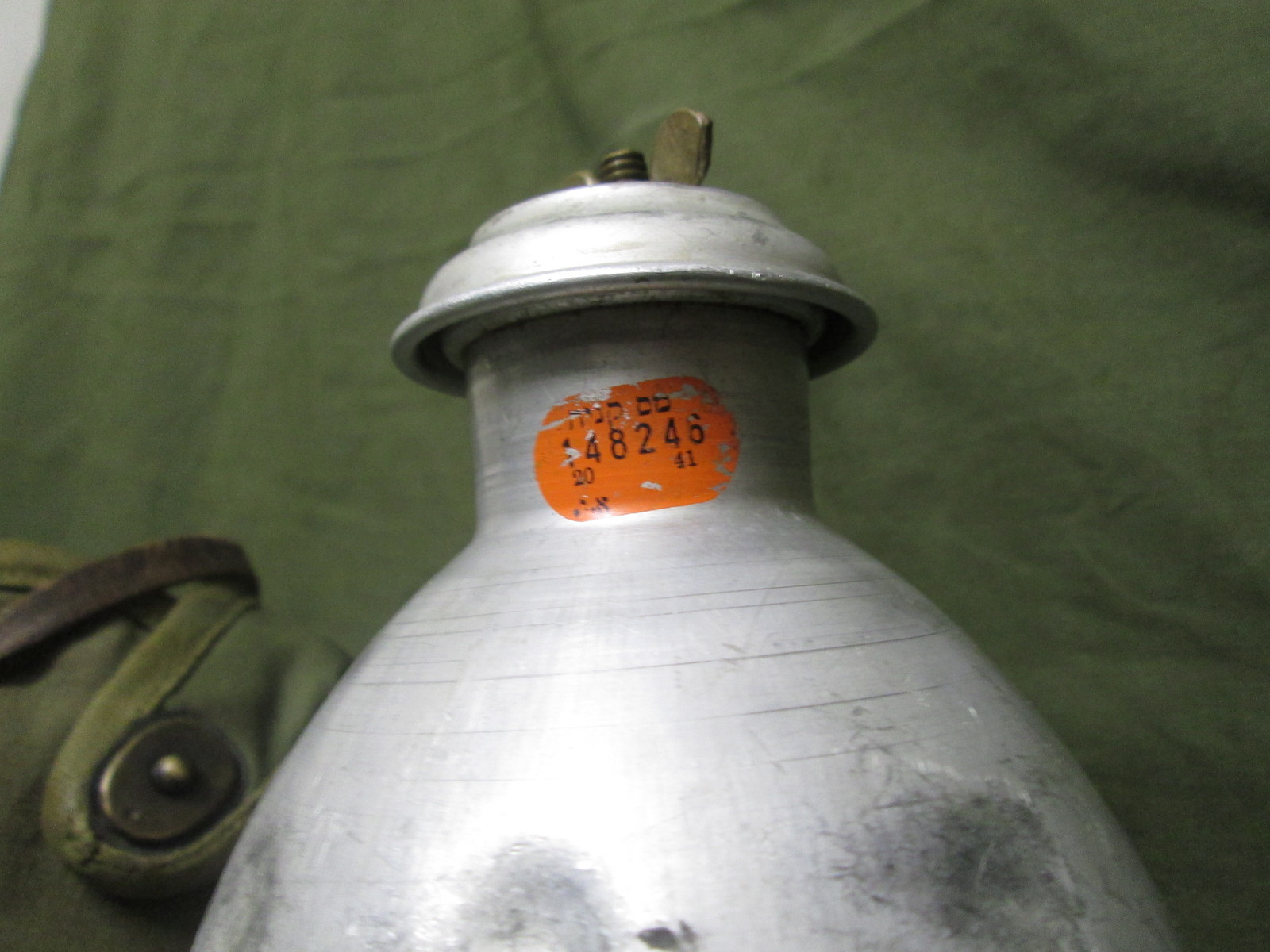 bingbabel Israeli Army IDF Metal Canteen with Cover and Cup