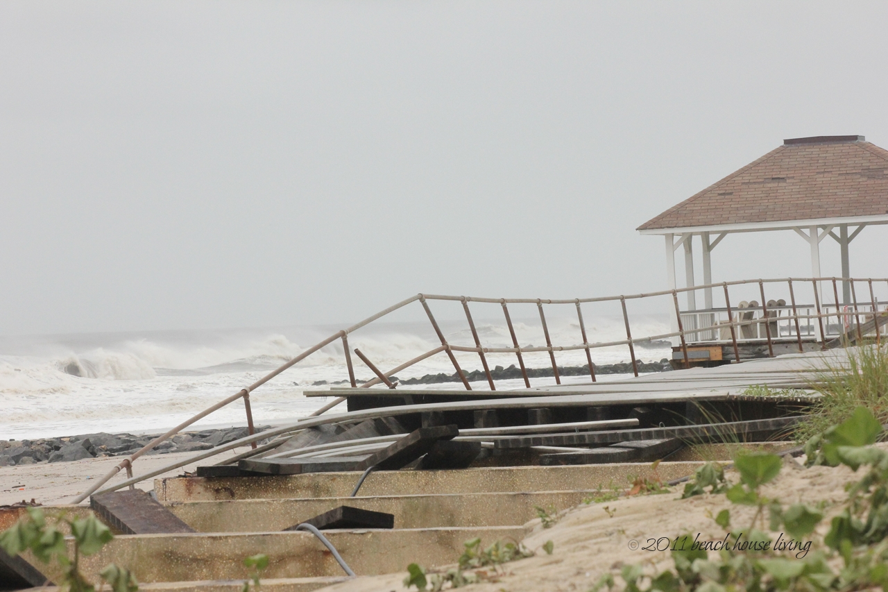 Beach House Living After Hurricane Irene.