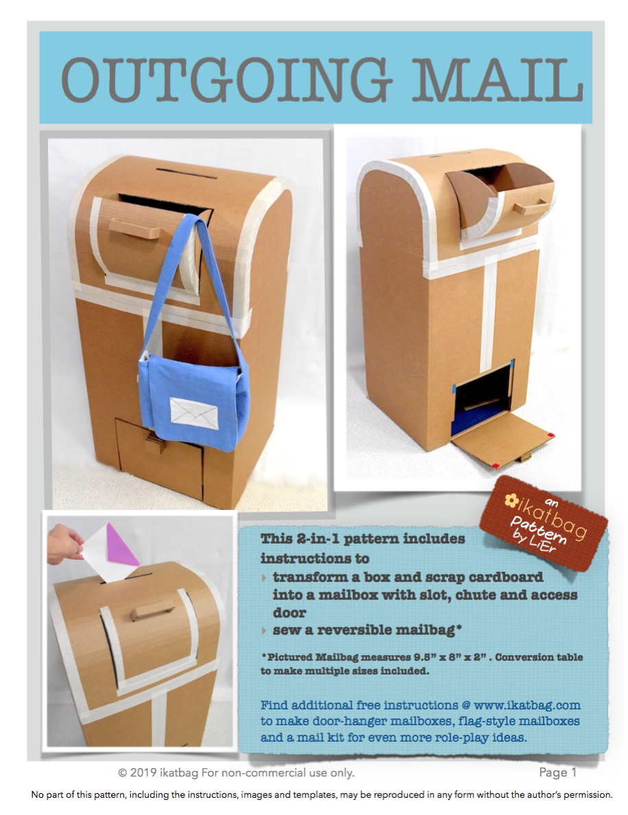 ikat-bag-cardboard-mailbox-pattern