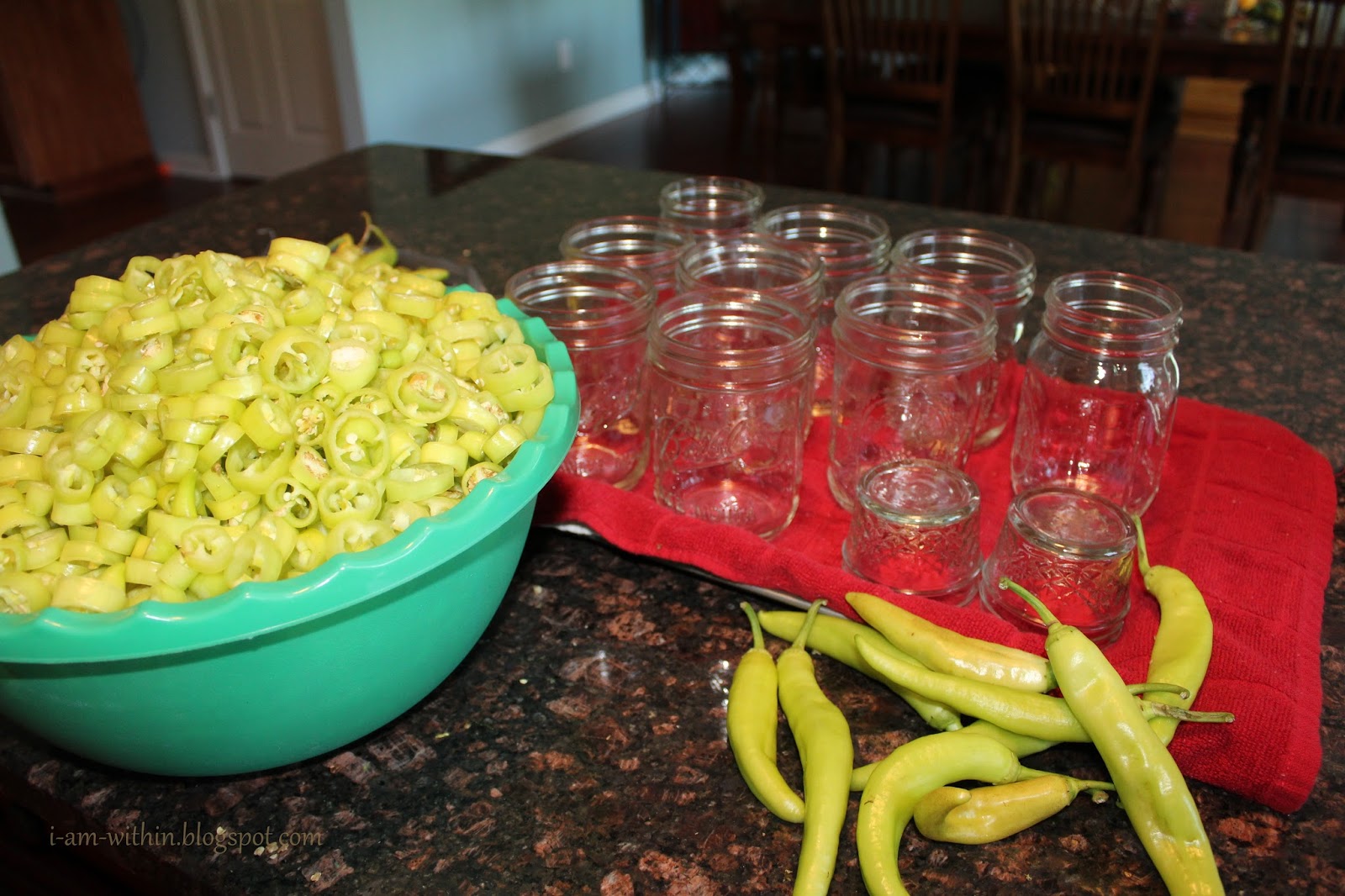 I Am Within Sweet Pickled Hot Banana Peppers