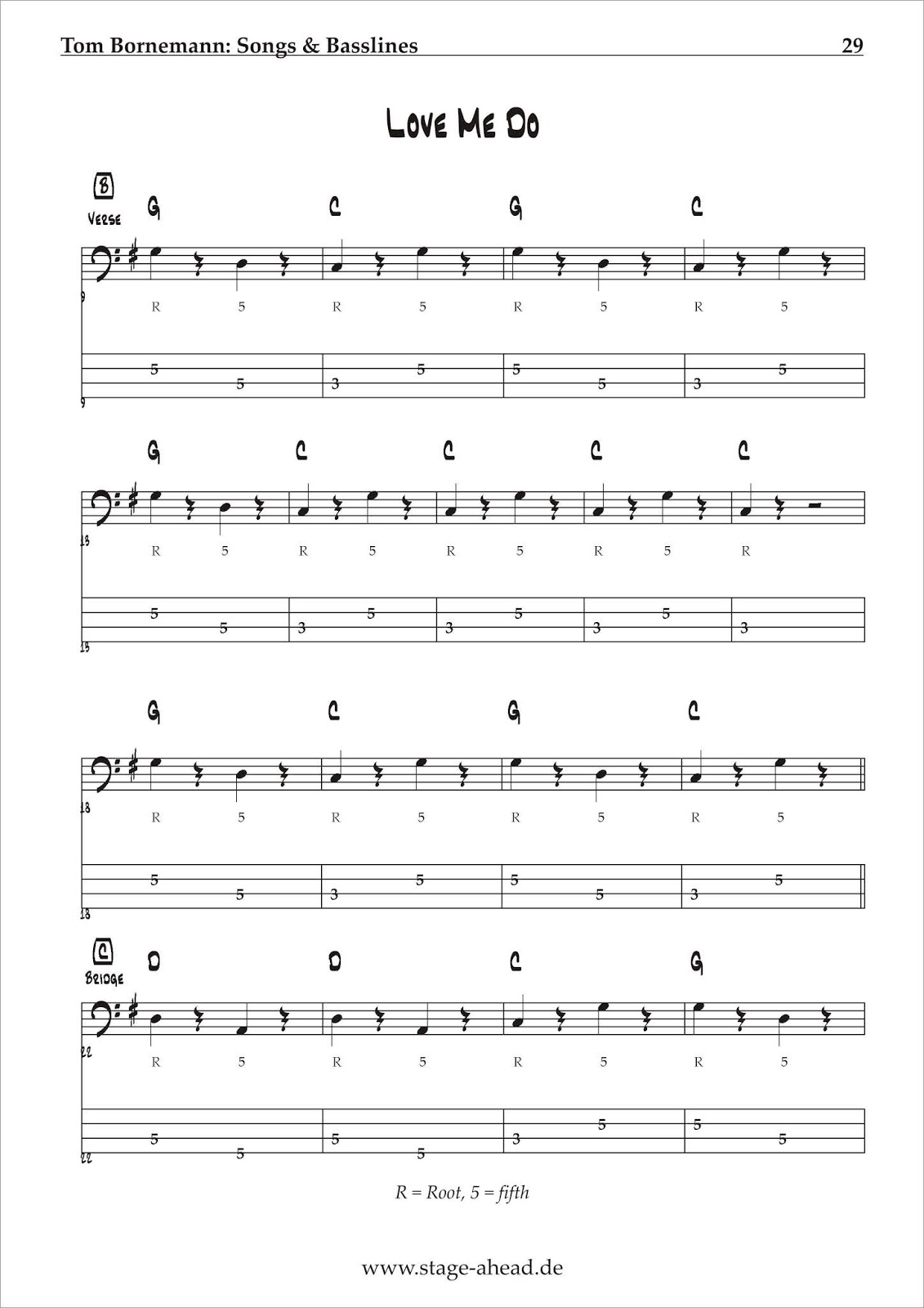 Basscination Songs & Basslines Music theory for bassists 4 (Primary