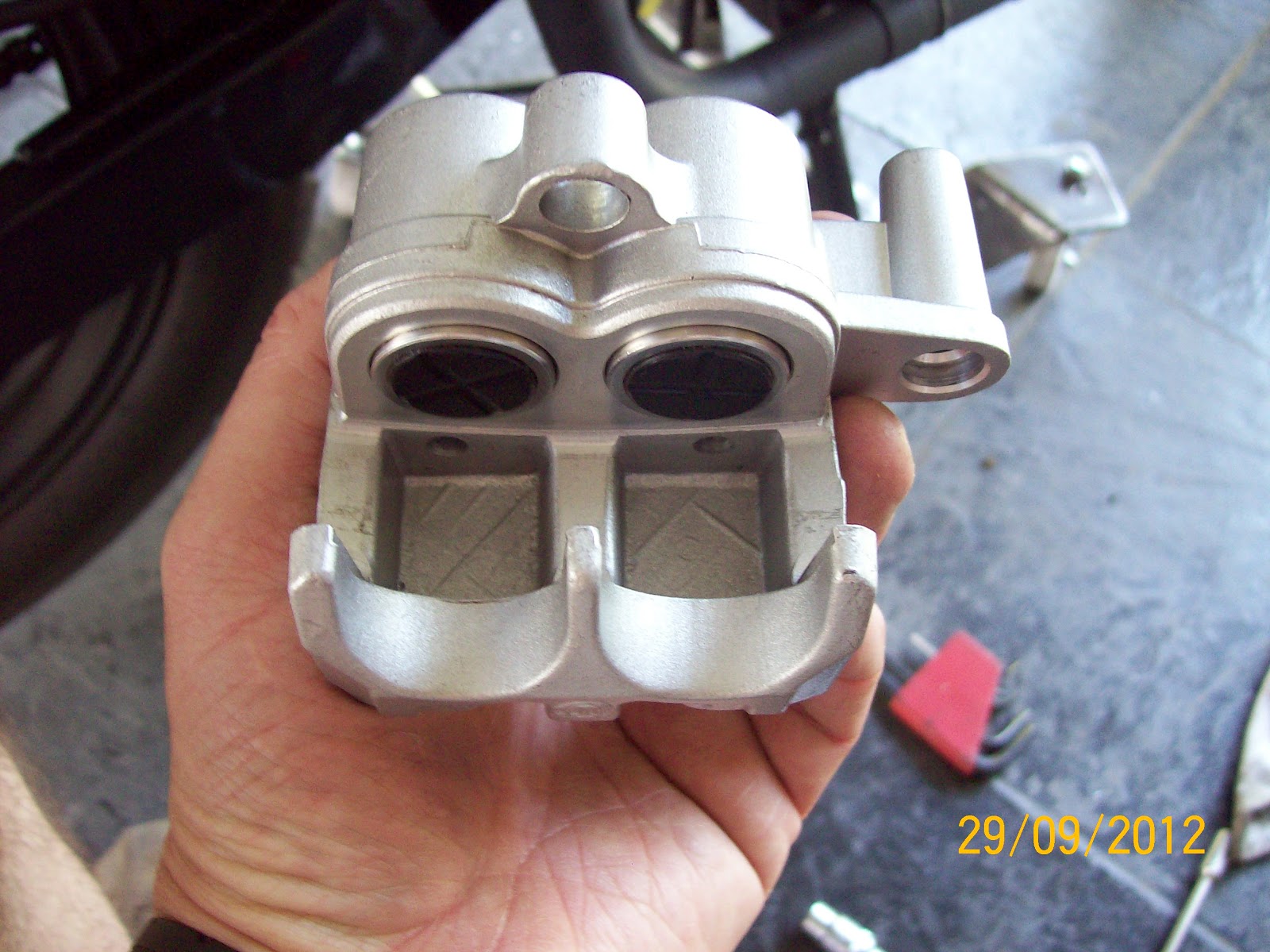 Mi Jawa 350 Ruta 40 Desarmado Caliper de Freno Trasero Jawa 350 R40