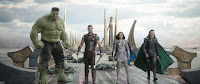 Mark Ruffalo, Chris Hemsworth, Tessa Thompson and Tom Hiddleston in Thor: Ragnarok (55)