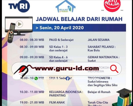 Soal Dan Jawaban Di Tvri Tanggal 20 April 2020 Guru Paud