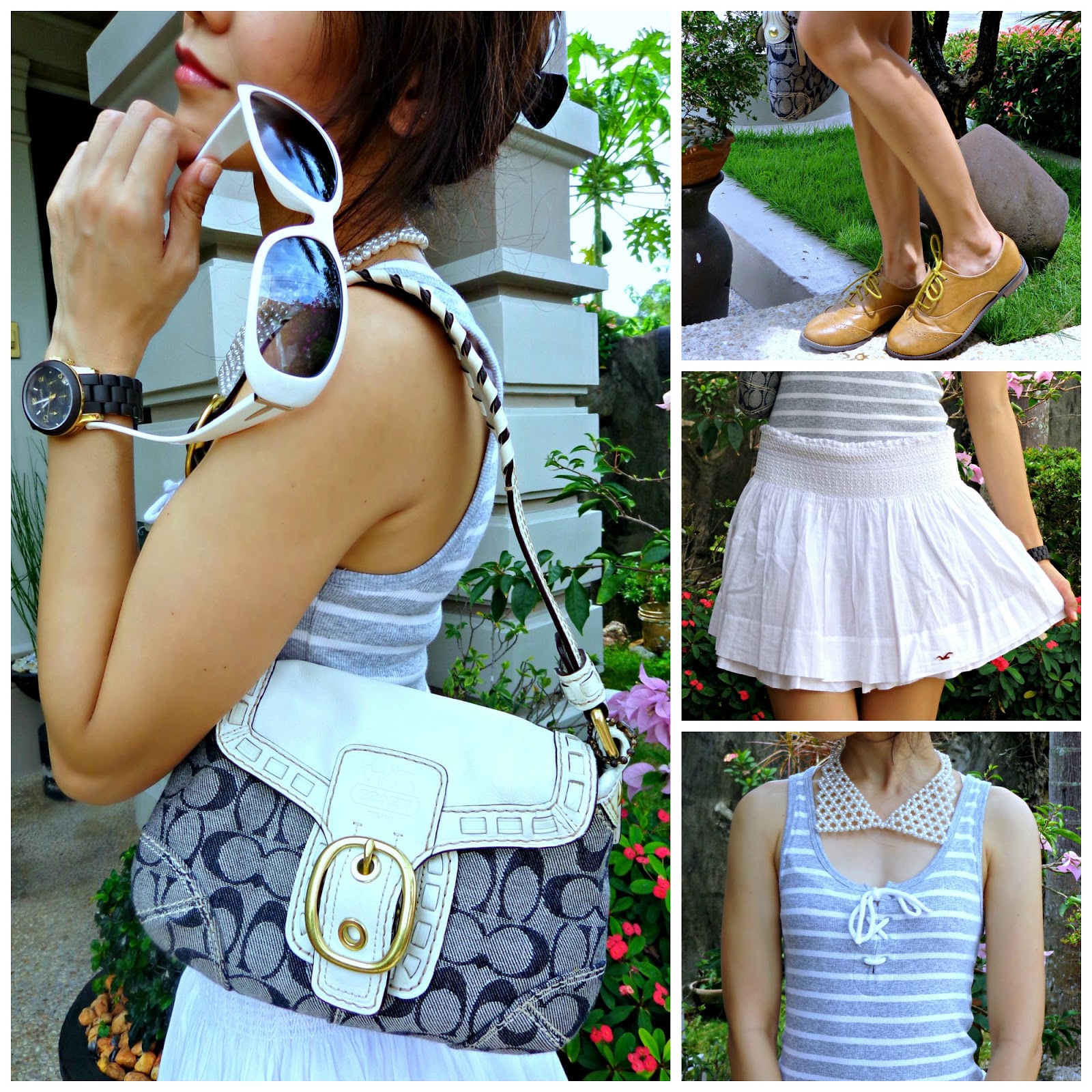 bLoggista HOW TO (wear) oxford + skater skirt