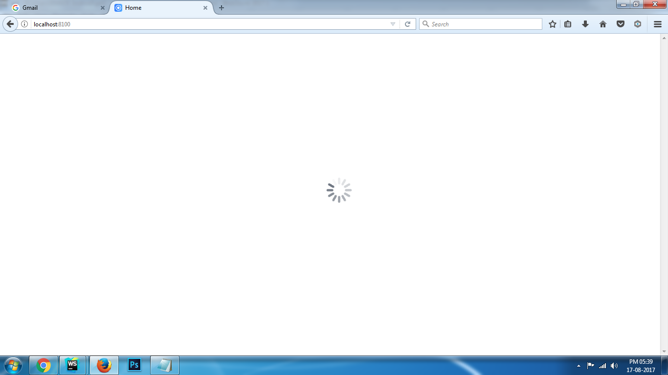 how to add different spinner in html code while API calling in ionic 3