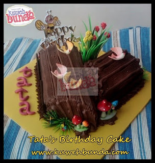 [Pesanan] Log Birthday Cake
