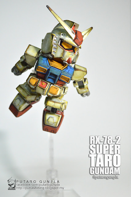 SD RX-78-2 Custom Paint by Putra Shining - PUTARO GUNPLA