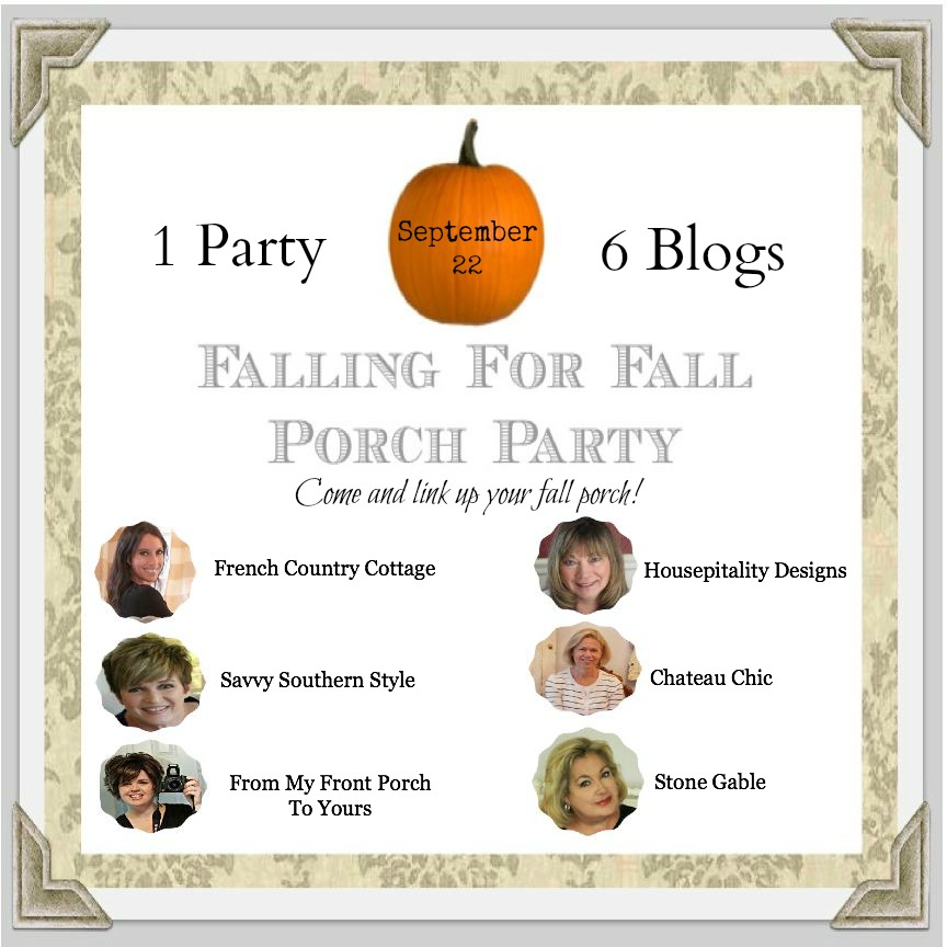 From My front Porch To Yours- Fall Porch Party 2014