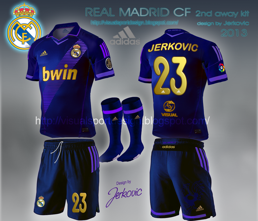 Visual Football Fantasy Kit Design: REAL MADRID CF ADIDAS