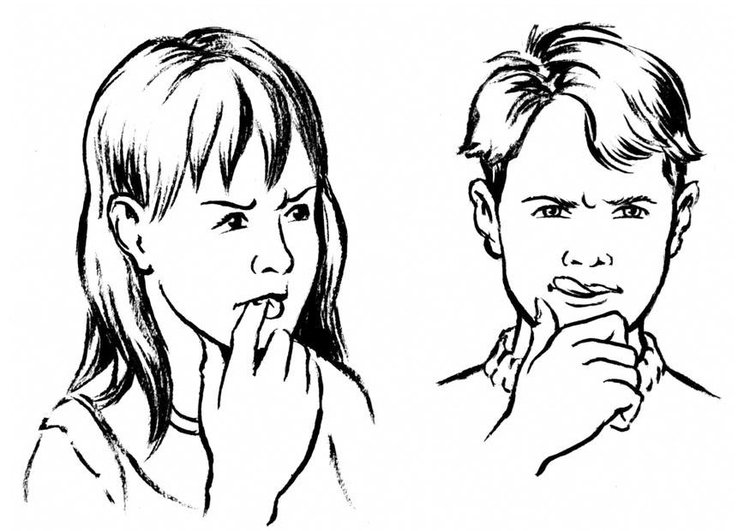 Dibujos Pensar Pensando Pensamientos Personas Piensan