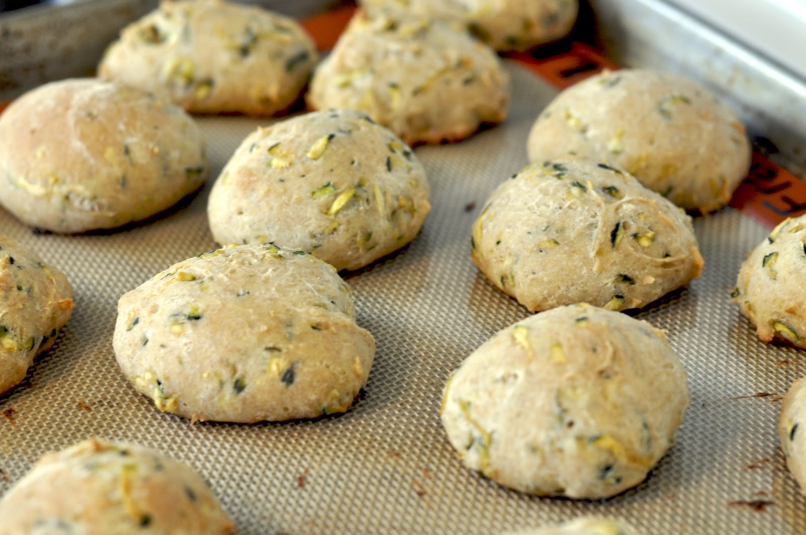 Marbles Rolling Zucchini Yeast Rolls
