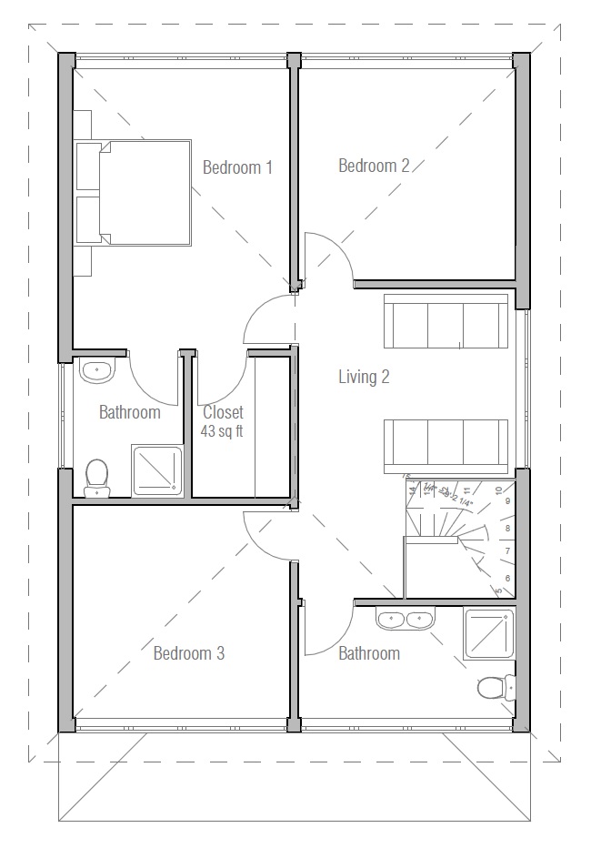 Australian House Plans: Australian House Plan CH191