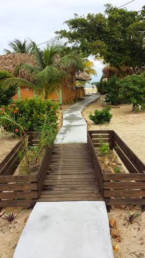 Caribbean Beach Cabanas — Ready for high season! 43 Remaxvipbelize: Halfway up the sidewalk