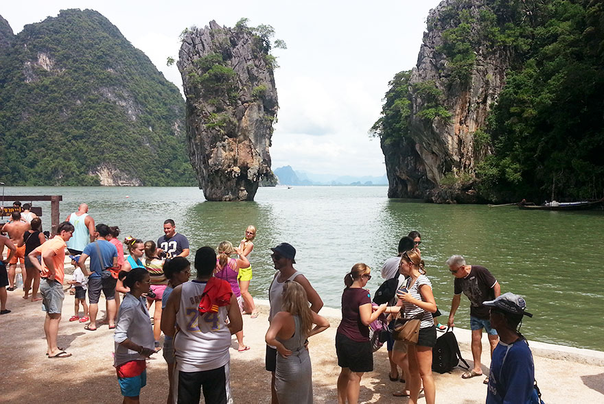 Travel Expectations Vs Reality (20+ Pics) - Enjoying James Bond Island In Thailand