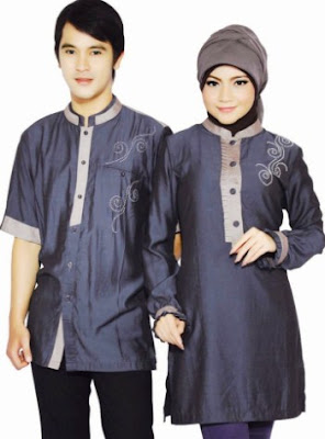 39 Model Baju Muslim Couple Modern Batik Anak Muda 