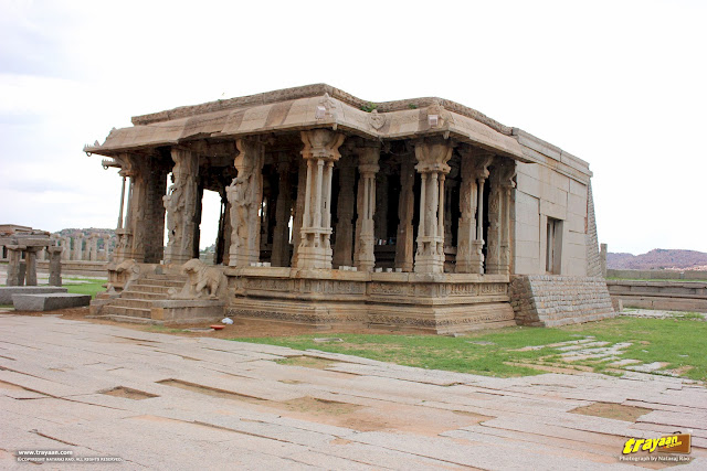 North mandapa in Vithala temple courtyard