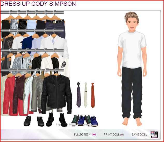 Everything Stardoll Dress Up Games Singers New Cody Simpson