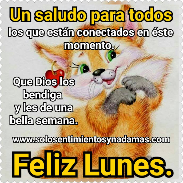 Feliz lunes.