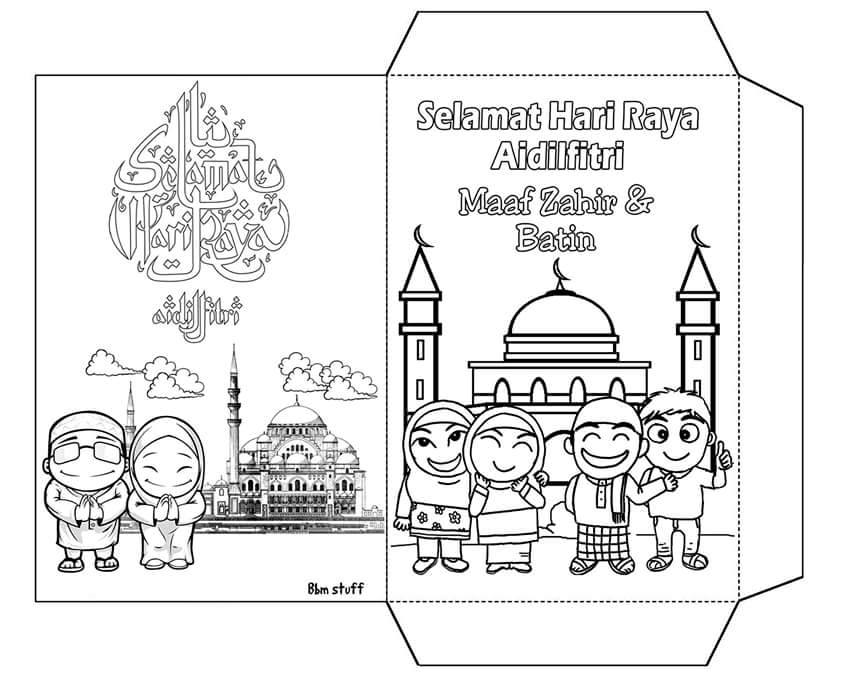 Pertandingan Mewarna Gambar Mewarna Maulidur Rasul