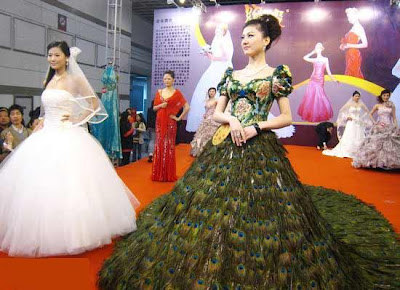 Peacock Feather Wedding Dresses Designs - Wedding Dress