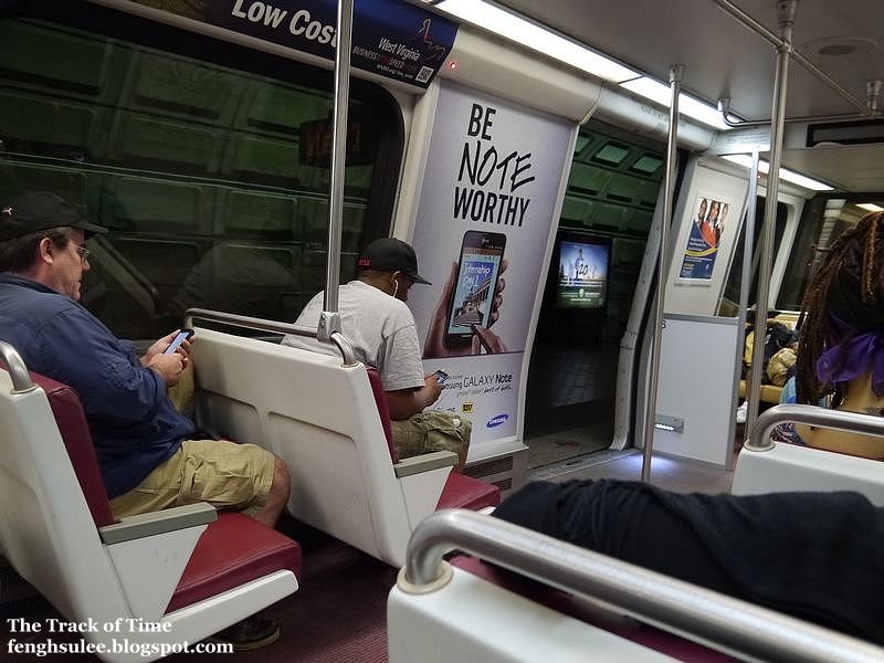 Metro from Washington Union Station to Foggy Bottom The Track of Time